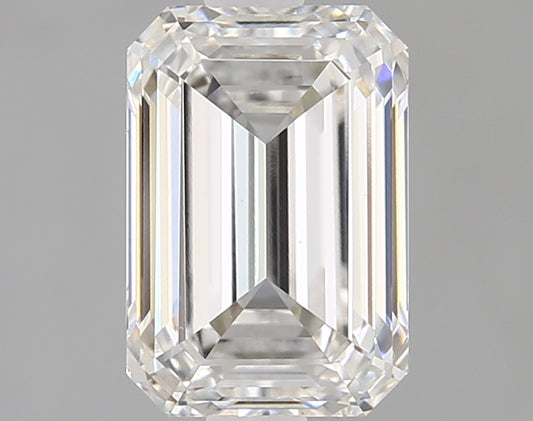 Emerald Cut Diamond 2.05 Carat F Color VS1 Clarity IGI 644447617