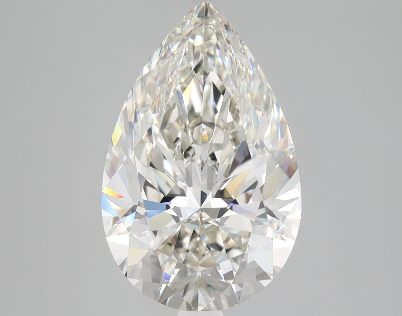 Pear Cut Diamond 4.01 Carat H Color VS1 Clarity IGI 576331031