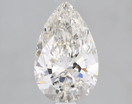 Pear Cut Diamond 1.59 Carat G Color VS2 Clarity IGI 572370519