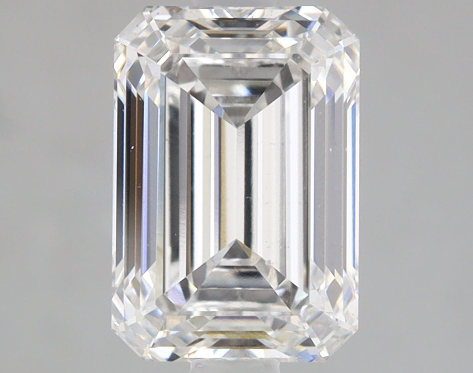 Emerald Cut Diamond 2.02 Carat F Color VS1 Clarity IGI 656478685