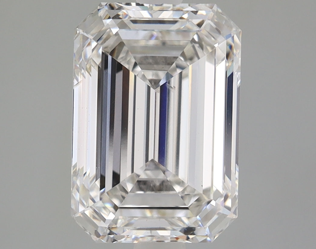 Emerald Cut Diamond 2.54 Carat F Color VS2 Clarity IGI 678518141