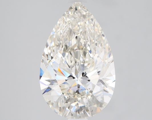 Pear Cut Diamond 2.75 Carat H Color VS1 Clarity IGI 591308091