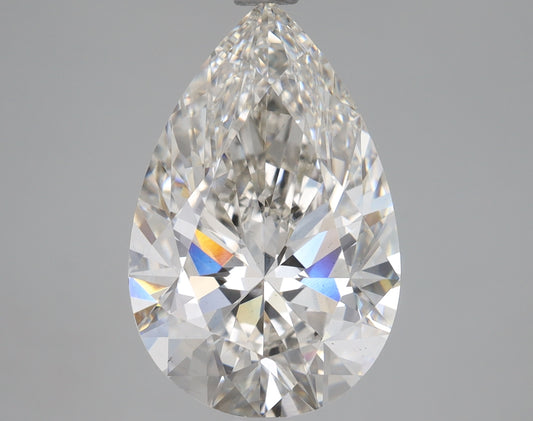 Pear Cut Diamond 4.01 Carat H Color VS2 Clarity IGI 605356591