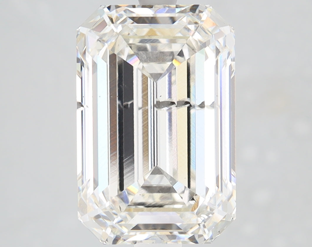 Emerald Cut Diamond 4.03 Carat H Color SI2 Clarity IGI 566396937