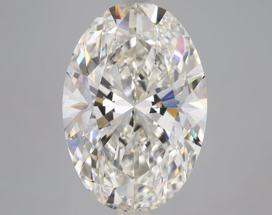 Oval Cut Diamond 6.41 Carat H Color VS1 Clarity IGI 602322040