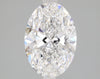 Oval Cut Diamond 2.09 Carat E Color VVS2 Clarity IGI 735572785