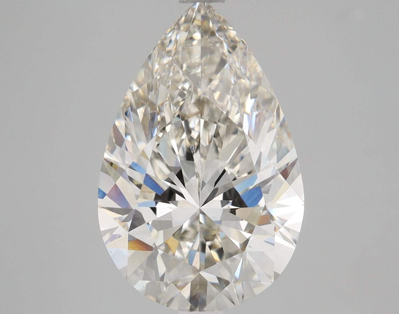 Pear Cut Diamond 4.31 Carat H Color VS1 Clarity IGI 592323954