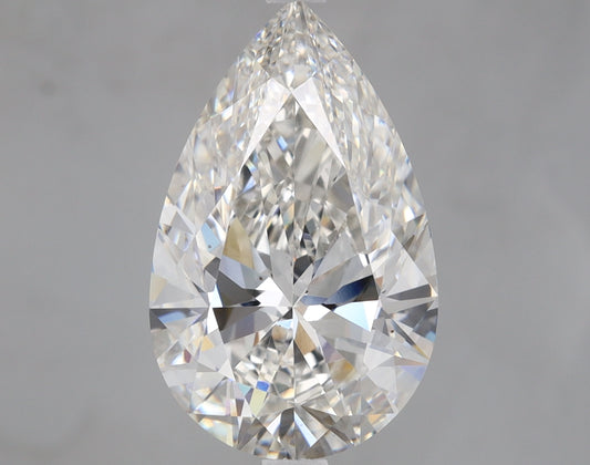 Pear Cut Diamond 4.5 Carat F Color VS1 Clarity IGI 626416881
