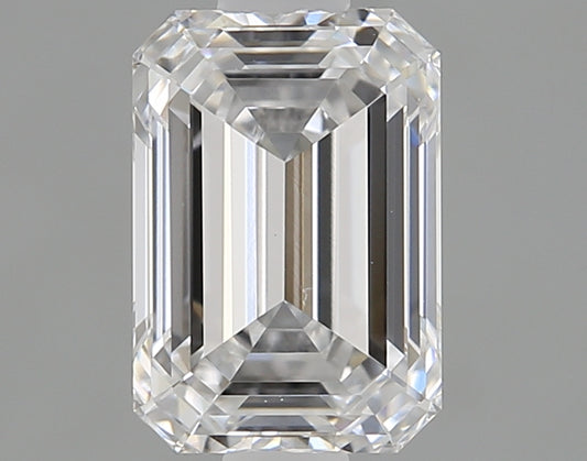 Emerald Cut Diamond 1.29 Carat D Color VVS2 Clarity IGI 647476650