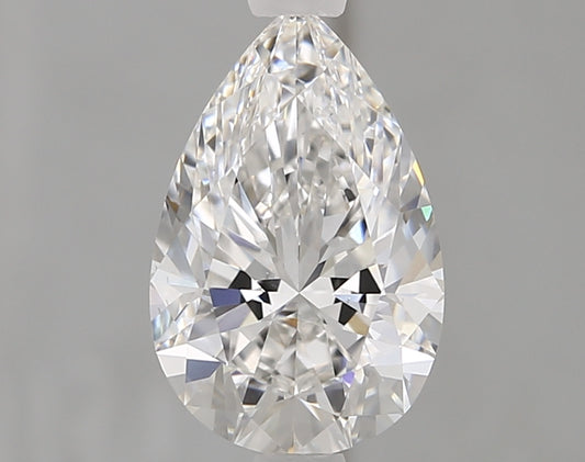 Pear Cut Diamond 1.57 Carat F Color VS2 Clarity IGI 648432243